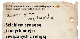 Spacer „Szlakiem synagog i innych miejsc związanych z religią Żydów bocheńskich”