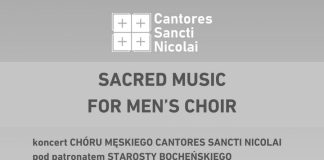Bochnia. W niedzielę koncert Chóru Męskiego Cantores Sancti Nicolai