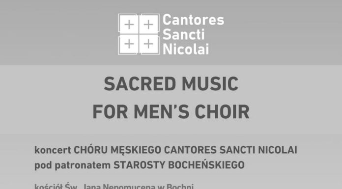 Bochnia. W niedzielę koncert Chóru Męskiego Cantores Sancti Nicolai