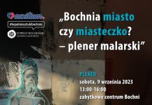 Plener malarski podczas „Weekendu z zabytkami Powiatu Bocheńskiego”