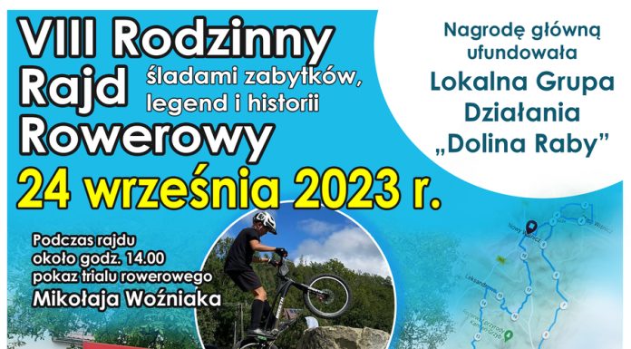 Nowy Wiśnicz. W niedzielę VIII Rodzinny Rajd Rowerowy – PROGRAM