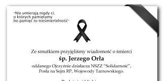 ◾ Kondolencje od Burmistrza i Pracowników Urzędu Miasta Bochnia