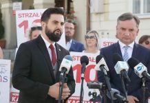 Poseł Kaczmarczyk zgłosił na policję kradzież banneru wyborczego