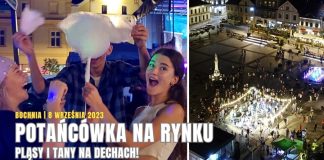 Wielka potańcówka na Rynku w Bochni! – WIDEO