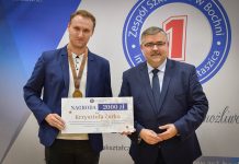 Starosta bocheński nagrodził medalistę zawodów EuroSkills 2023