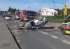 Dachowanie na DW965 w Nowym Wiśniczu. Wszyscy w aucie pijani