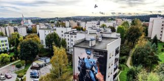 Bochnia. Wyjątkowy mural Marszałka Józefa Piłsudskiego na Osiedlu Niepodległości