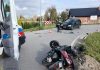 Czołowe zderzenie motorowerzysty z Fordem. Po rannego przyleciał śmigłowiec – ZDJĘCIA