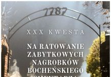 Apel o wsparcie kwesty na ratowanie zabytkowych nagrobków cmentarza komunalnego w Bochni