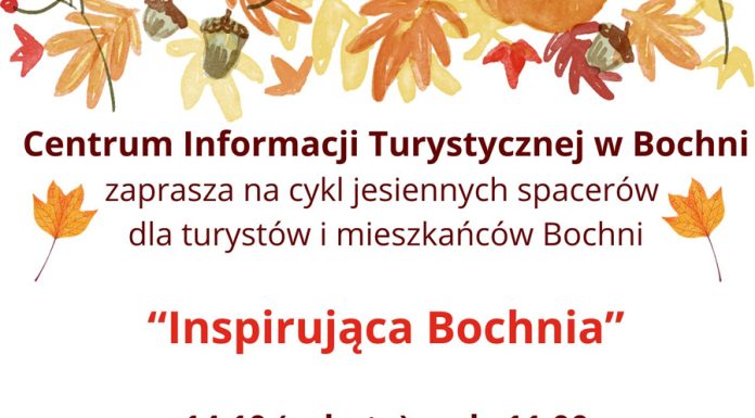 W sobotę jesienny spacer z cyklu „Inspirująca Bochnia”