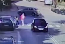 Potrącenie matki z dzieckiem na przejściu dla pieszych w Wieliczce – WIDEO