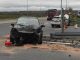 Wypadek przy wjeździe na autostradę A4 w Bochni. Dwie osoby ranne – ZDJĘCIA