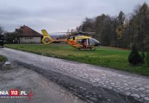 Poważny wypadek 30-latka na quadzie. Mężczyzna walczy o życie