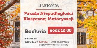 Bochnia-Brzesko-Lipnica-Wiśnicz. Parada Niepodległości Klasycznej Motoryzacji