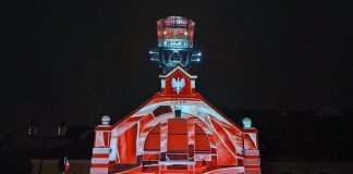 Bochnia. Szyb Sutoris i Muzeum w narodowych barwach – ZDJĘCIA