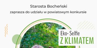Powiat bocheński. Konkurs „Eko-Selfie z Klimatem” dla uczniów szkół średnich