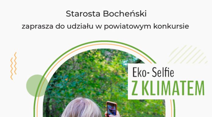 Powiat bocheński. Konkurs „Eko-Selfie z Klimatem” dla uczniów szkół średnich