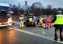 Poważny wypadek na obwodnicy Brzeska