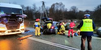 Poważny wypadek na obwodnicy Brzeska