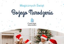 Concept Nieruchomości: Magicznych Świąt Bożego Narodzenia!