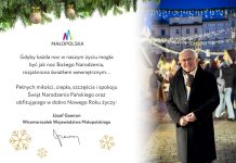 Życzenia od Józefa Gawrona – Wicemarszałka Województwa Małopolskiego