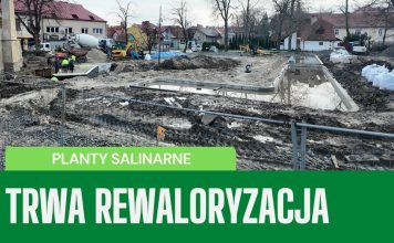 Spacer po remontowanych Plantach Salinarnych w Bochni – WIDEO