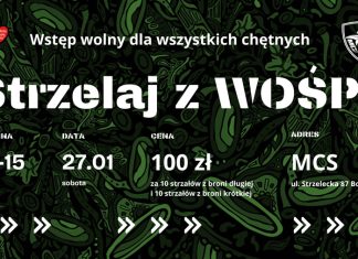 Bochnia. W sobotę strzelanie z WOŚP na strzelnicy MCS