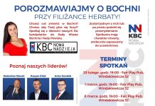 🔸 KBC Nowa Nadzieja zaprasza na dyżury obywatelskie przy herbacie