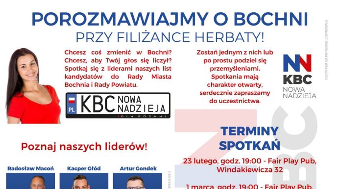 🔸 KBC Nowa Nadzieja zaprasza na dyżury obywatelskie przy herbacie