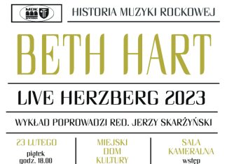 Historia rocka w MDK. Jerzy Skarżyński opowie o Beth Hart
