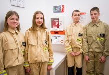 Młodzieżowa drużyna OSP w Borku w akcji „Ferie z AED” – ZDJĘCIA