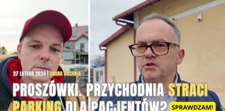 Gmina Bochnia. Ośrodek zdrowia w Proszówkach straci parking dla pacjentów? Sprawdzamy – WIDEO