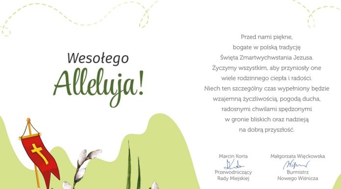 Życzenia od władz Miasta i Gminy Nowy Wiśnicz
