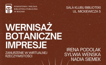 Biblioteka. We wtorek otwarcie wystawy „Botaniczne impresje”