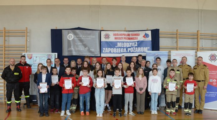 Bochnia. Eliminacje turnieju „Młodzież zapobiega pożarom” – ZDJĘCIA