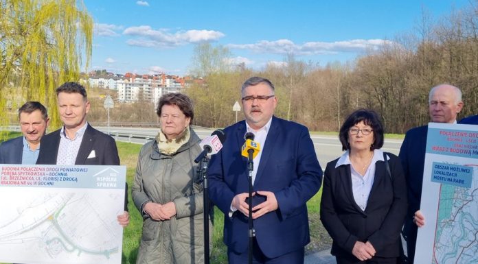 Briefing NWS ws. nowego zjazdu z obwodnicy Bochni i nowego mostu na Rabie – WIDEO