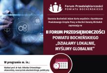 🔸 II Forum Przedsiębiorczości. „Działamy lokalnie, myślimy globalnie”