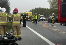 Zderzenie dwóch motocykli na DK94 pod Bochnią