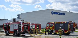 Pożar na terenie zakładu w BSAG. Duże powiatowe ćwiczenia strażackie – ZDJĘCIA