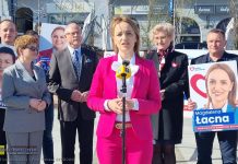 Magdalena Łacna z poparciem wiceministra i wicewojewody – WIDEO