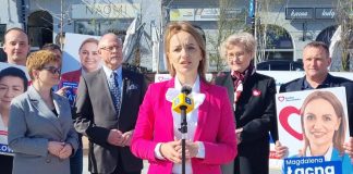 Magdalena Łacna z poparciem wiceministra i wicewojewody – WIDEO