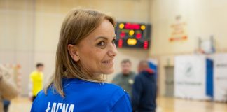 Magdalena Łacna pojawiła się na meczu BSF – ZDJĘCIA