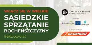 W sobotę Wielkie Sąsiedzkie Sprzątanie Bocheńszczyzny