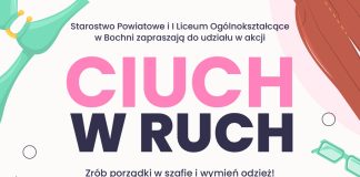 Ciuch w Ruch. Starostwo zachęca do kolejnej akcji ekologicznej