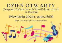 W piątek Dzień Otwarty w szkole muzycznej w Bochni