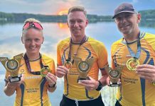 Medale zawodników Triathlon Team Bochnia z zawodów w Sierakowie