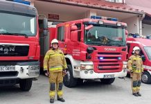 Strażacy upamiętnili zmarłego żołnierza RP