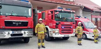 Strażacy upamiętnili zmarłego żołnierza RP