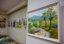 Biblioteka. Wernisaż wystawy malarstwa Teresy Mrugacz – ZDJĘCIA