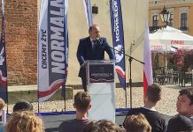 Eurowybory. Radosław Macoń krytykował UE i zachęcał do głosowania na Konrada Berkowicza